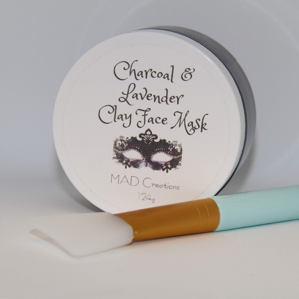 Charcoal & Lavender Face mask